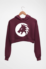 Load image into Gallery viewer, Call of Duty (COD) Crop HOODIE FOR WOMEN-Maroon-Ektarfa.online
