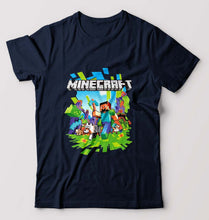 Load image into Gallery viewer, Minecraft T-Shirt for Men-Navy Blue-Ektarfa.online
