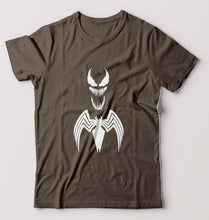 Load image into Gallery viewer, Venom Spiderman Superhero T-Shirt for Men-Olive Green-Ektarfa.online
