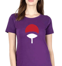 Load image into Gallery viewer, Uchiha clan T-Shirt for Women-Purple-Ektarfa.online
