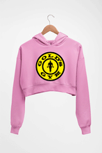 Load image into Gallery viewer, Gold&#39;s Gym Crop HOODIE FOR WOMEN-Light Baby Pink-Ektarfa.online
