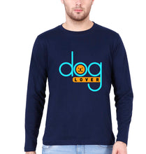 Load image into Gallery viewer, Dog Lover Full Sleeves T-Shirt for Men-Navy blue-Ektarfa.online

