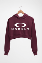 Load image into Gallery viewer, Oakley Crop HOODIE FOR WOMEN-Maroon-Ektarfa.online
