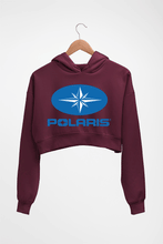 Load image into Gallery viewer, Polaris Crop HOODIE FOR WOMEN-Maroon-Ektarfa.online
