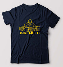 Load image into Gallery viewer, Gym Lift T-Shirt for Men-Navy Blue-Ektarfa.online
