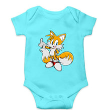 Load image into Gallery viewer, Tails Sonic Kids Romper For Baby Boy/Girl-Sky Blue-Ektarfa.online
