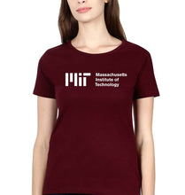 Load image into Gallery viewer, MIT T-Shirt for Women-Maroon-Ektarfa.online
