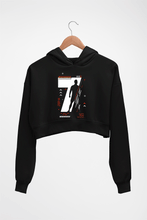 Load image into Gallery viewer, Cristiano Ronaldo CR7 Crop HOODIE FOR WOMEN-Black-Ektarfa.online
