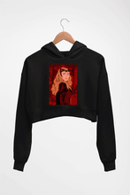 Load image into Gallery viewer, Scarlet Witch Wanda Crop HOODIE FOR WOMEN-Black-Ektarfa.online
