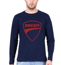Load image into Gallery viewer, Ducati Full Sleeves T-Shirt for Men-Navy Blue-Ektarfa.online
