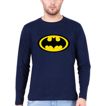 Load image into Gallery viewer, Batman Full Sleeves T-Shirt for Men-Navy Blue-Ektarfa.online
