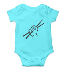 Load image into Gallery viewer, Drummer Kids Romper For Baby Boy/Girl-0-5 Months(18 Inches)-Skyblue-Ektarfa.online
