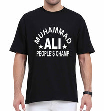 Load image into Gallery viewer, Muhammad Ali Oversized T-Shirt for Men-Black-Ektarfa.online
