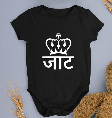 Jaat Kids Romper For Baby Boy/Girl-Black-Ektarfa.online