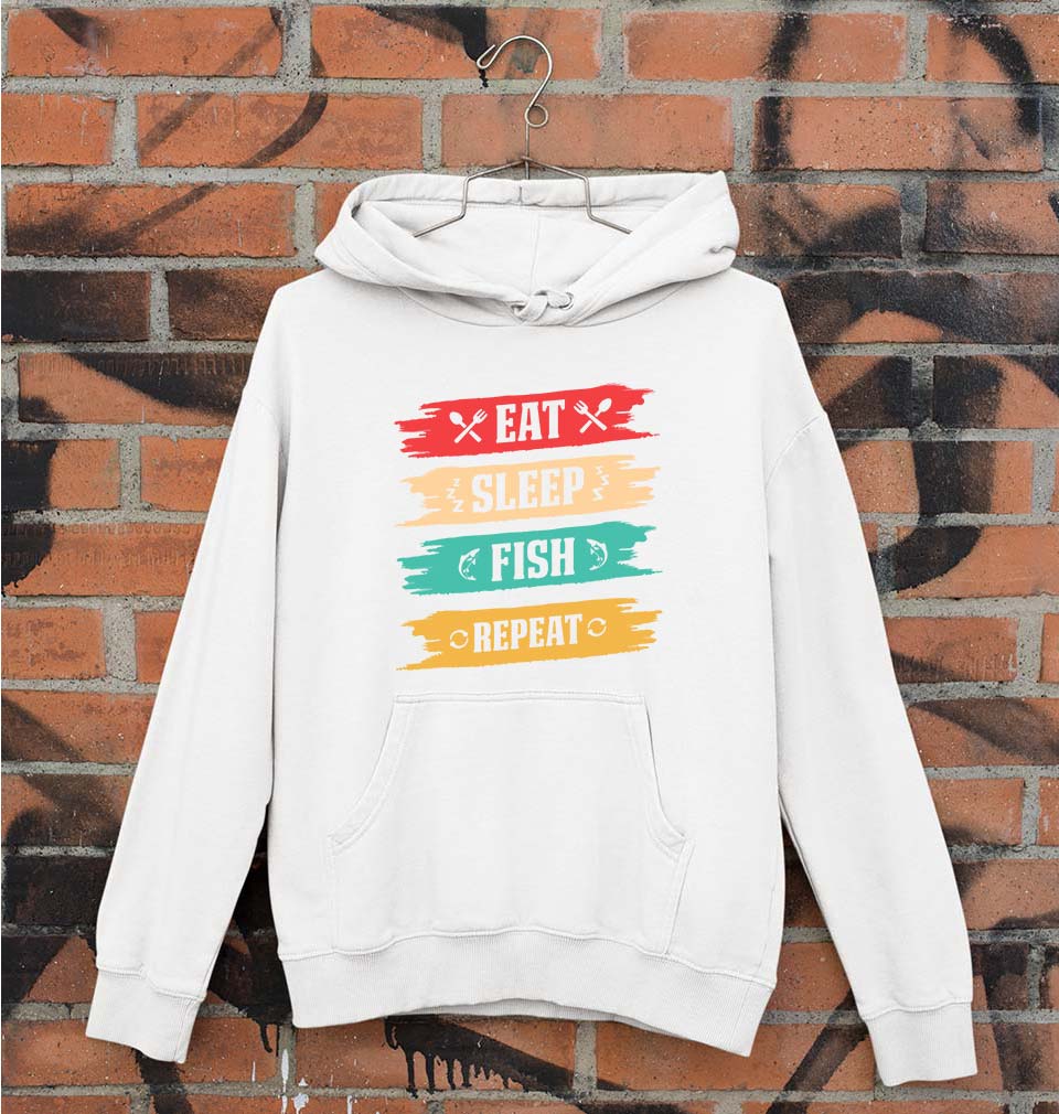 Fishing Unisex Hoodie for Men/Women-White-Ektarfa.online