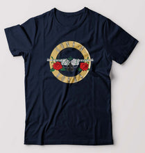 Load image into Gallery viewer, Guns and Roses T-Shirt for Men-Navy Blue-Ektarfa.online
