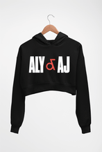 Load image into Gallery viewer, Aly &amp; AJ Crop HOODIE FOR WOMEN-Black-Ektarfa.online
