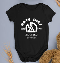 Load image into Gallery viewer, Nate Diaz UFC Kids Romper For Baby Boy/Girl-0-5 Months(18 Inches)-Black-Ektarfa.online
