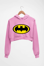 Load image into Gallery viewer, Batman Crop HOODIE FOR WOMEN-Light Baby Pink-Ektarfa.online
