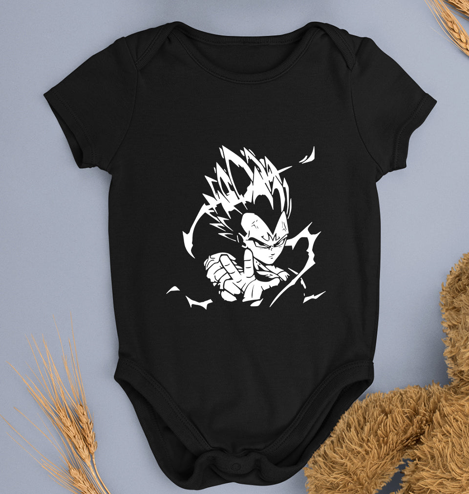 Dragon Ball Kids Romper For Baby Boy/Girl-0-5 Months(18 Inches)-Black-Ektarfa.online