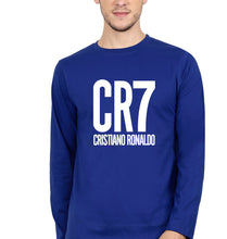 Load image into Gallery viewer, Cristiano Ronaldo CR7 Full Sleeves T-Shirt for Men-Royal blue-Ektarfa.online
