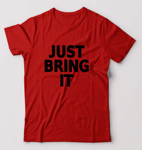 Just Bring IT T-Shirt for Men-Red-Ektarfa.online