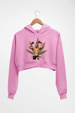 Load image into Gallery viewer, Nate Diaz UFC Weed Crop HOODIE FOR WOMEN-Light Baby Pink-Ektarfa.online
