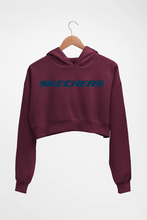Load image into Gallery viewer, SKECHERS Crop HOODIE FOR WOMEN-Maroon-Ektarfa.online
