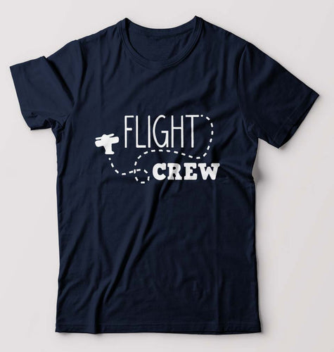 Flight Crew T-Shirt for Men-Navy Blue-Ektarfa.online