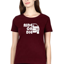 Load image into Gallery viewer, Fast &amp; Furious Ride or Die T-Shirt for Women-Maroon-Ektarfa.online
