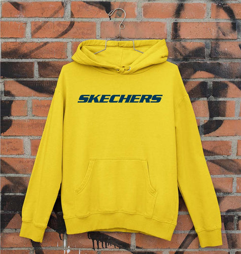 SKECHERS Unisex Hoodie for Men/Women-S(40 Inches)-Mustard Yellow-Ektarfa.online