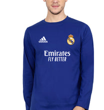 Load image into Gallery viewer, Real Madrid 2021-22 Full Sleeves T-Shirt for Men-Royal Blue-Ektarfa.online
