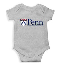 Load image into Gallery viewer, University of Pennsylvania Kids Romper Kids Romper For Baby Boy/Girl-0-5 Months(18 Inches)-Grey-Ektarfa.online
