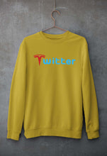 Load image into Gallery viewer, Elon Musk Twitter x Tesla Unisex Sweatshirt for Men/Women-Mustard Yellow-Ektarfa.online
