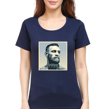 Load image into Gallery viewer, Conor McGregor UFC MMA T-Shirt for Women-Navy Blue-Ektarfa.online
