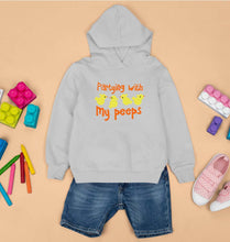 Load image into Gallery viewer, Partying With My Peeps Kids Hoodie for Boy/Girl-0-1 Year(22 Inches)-Grey-Ektarfa.online
