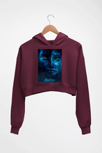 Load image into Gallery viewer, Avatar Crop HOODIE FOR WOMEN-Maroon-Ektarfa.online
