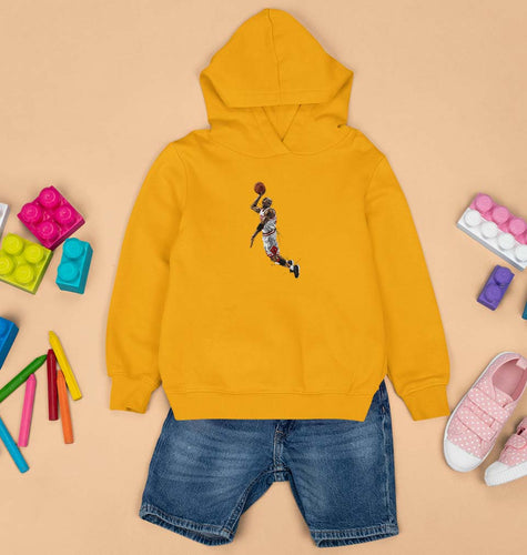 Michael Jordan Kids Hoodie for Boy/Girl-1-2 Years(24 Inches)-Mustard Yellow-Ektarfa.online