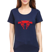 Load image into Gallery viewer, Spiderman Superhero T-Shirt for Women-Navy Blue-Ektarfa.online
