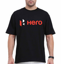 Load image into Gallery viewer, Hero MotoCorp Oversized T-Shirt for Men-Navy Blue-Ektarfa.online

