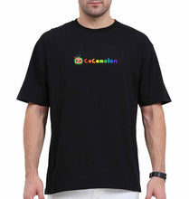 Load image into Gallery viewer, CoComelon Oversized T-Shirt for Men-Black-Ektarfa.online
