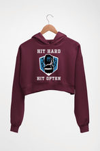 Load image into Gallery viewer, Roman Reigns WWE Crop HOODIE FOR WOMEN-Maroon-Ektarfa.online
