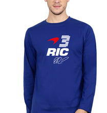 Load image into Gallery viewer, Daniel Ricciardo Full Sleeves T-Shirt for Men-Royal Blue-Ektarfa.online
