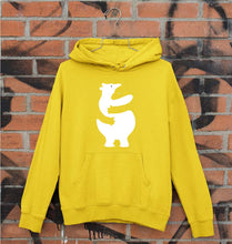 Load image into Gallery viewer, Hippo Dolphin Hug Unisex Hoodie for Men/Women-Mustard Yellow-Ektarfa.online
