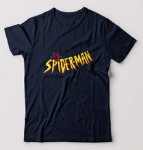 Load image into Gallery viewer, Spiderman Superhero T-Shirt for Men-Navy Blue-Ektarfa.online
