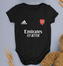 Load image into Gallery viewer, Arsenal 2021-22 Kids Romper For Baby Boy/Girl-0-5 Months(18 Inches)-Black-Ektarfa.online
