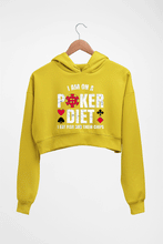 Load image into Gallery viewer, Poker Crop HOODIE FOR WOMEN-Ektarfa.online

