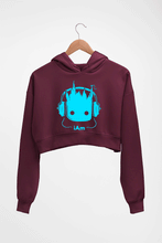 Load image into Gallery viewer, Groot Crop HOODIE FOR WOMEN-Maroon-Ektarfa.online
