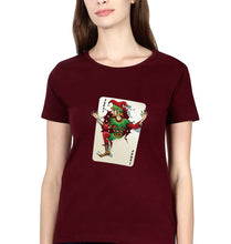 Load image into Gallery viewer, Joker T-Shirt for Women-Maroon-Ektarfa.online
