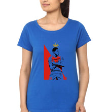 Load image into Gallery viewer, Kylian Mbappé T-Shirt for Women-Royal Blue-Ektarfa.online

